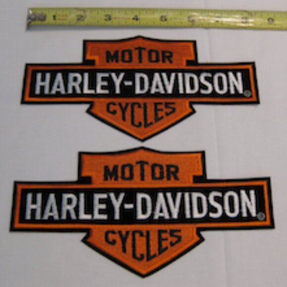 HARLEY-DAVIDSON 'Embroidered' Patches"Genuine Licenced Product"(Brand New w/Tag) - Picture 8 of 12